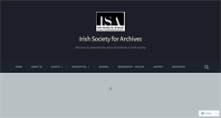 Desktop Screenshot of irishsocietyforarchives.com