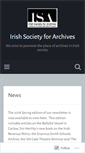Mobile Screenshot of irishsocietyforarchives.com